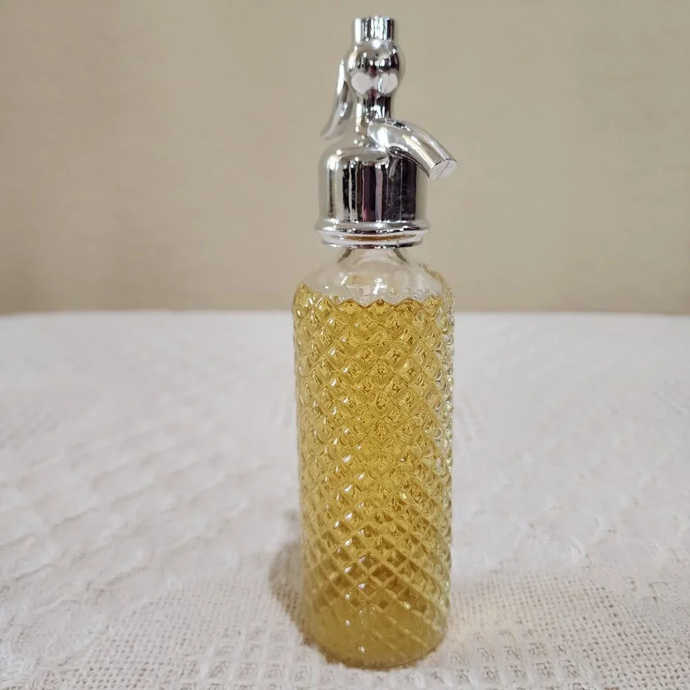 Vintage Avon Bar SELTZER Dispenser Windjammer Scent Full Glass Bottle No Box